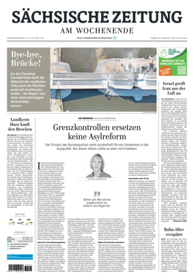 Cover of Sächsische Zeitung  (Kamenz)