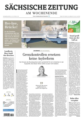Cover of Sächsische Zeitung  (Niesky)
