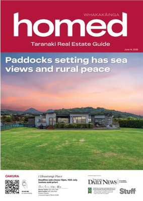 Cover of Homed Taranaki Daily News