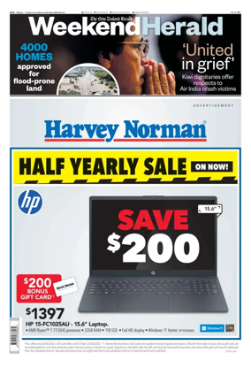 Cover of Weekend Herald