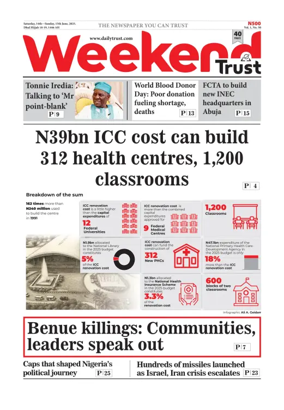 Cover of Weekly Trust