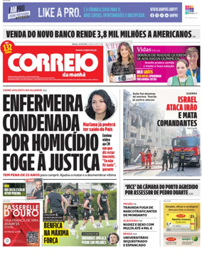 Cover of Correio da Manhã Weekend