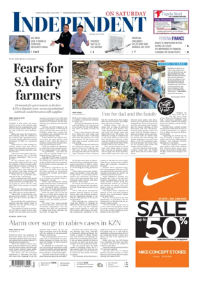 Cover of The Independent on Saturday