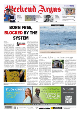 Cover of Weekend Argus (Saturday Edition)