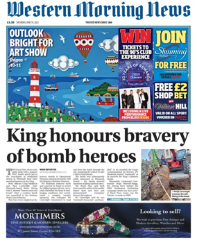 Cover of Western Morning News (Saturday)