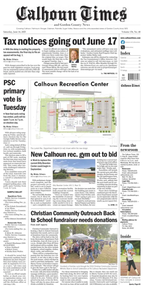 Cover of Calhoun Times