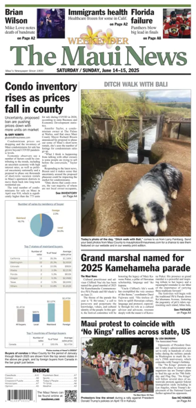 Cover of The Maui News - Weekender