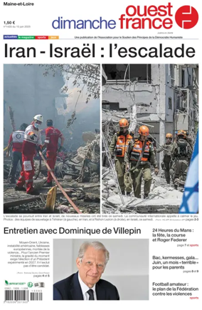 Cover of Dimanche Ouest France (Maine-et-Loire)