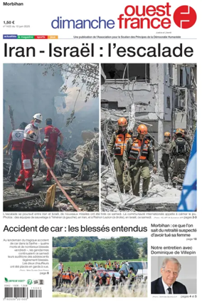 Cover of Dimanche Ouest France (Morbihan)