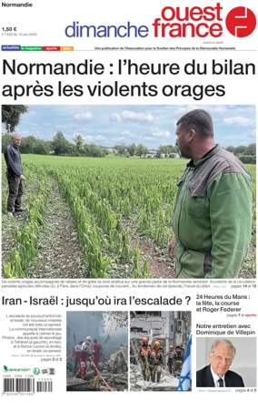 Cover of Dimanche Ouest France (Normandie)