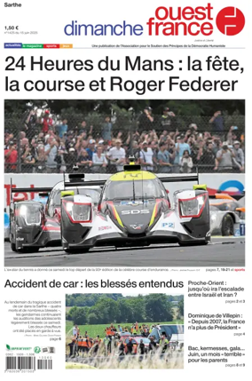 Cover of Dimanche Ouest France (Sarthe)