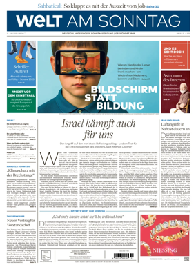 Cover of Welt am Sonntag