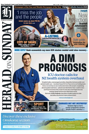 Cover of Herald on Sunday