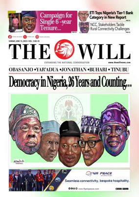 Cover of THEWILL NEWSPAPER