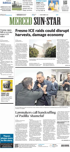 Cover of Merced Sun-Star (Saturday)