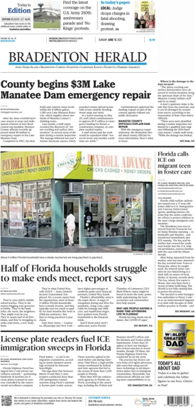Cover of The Bradenton Herald (Sunday)