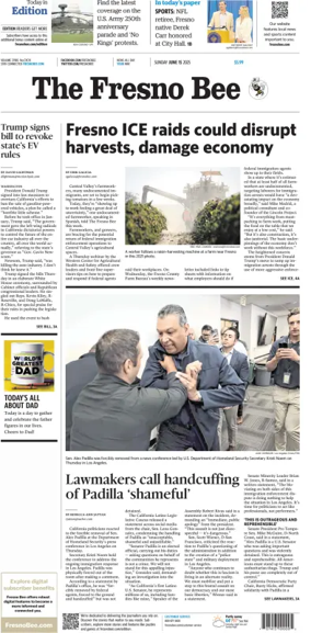 Cover of The Fresno Bee (Sunday)