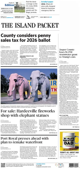 Cover of The Island Packet (Sunday)