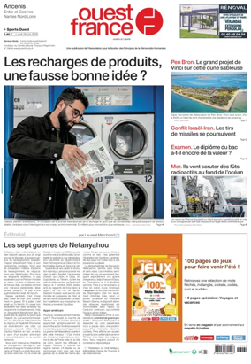 Cover of Ouest France (Ancenis)