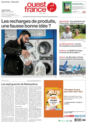 Cover of Ouest France (Avranches)