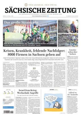 Cover of Sächsische Zeitung  (Dresdner Meißner Land)