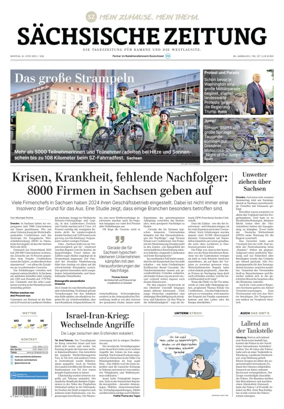Cover of Sächsische Zeitung  (Kamenz)