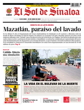 Cover of El Sol de Sinaloa