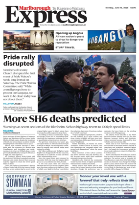 Cover of Marlborough Express