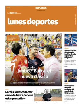 Cover of Lunes Deportes