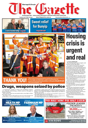 Cover of Warragul & Drouin Gazette