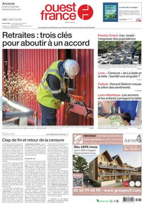 Cover of Ouest France (Ancenis)