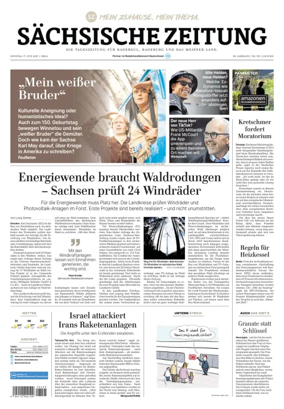Cover of Sächsische Zeitung  (Dresdner Meißner Land)