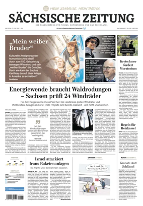 Cover of Sächsische Zeitung  (Niesky)