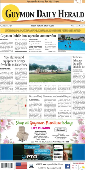 Cover of Guymon Daily Herald