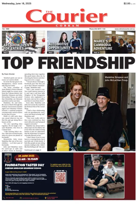Cover of The Cobram Courier