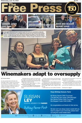 Cover of The Free Press (Corowa)