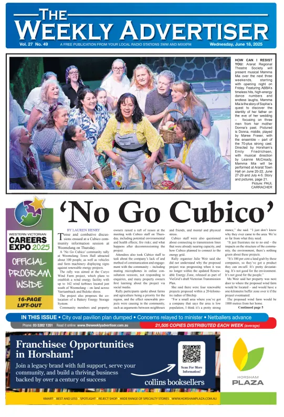 Cover of The Weekly Advertiser Horsham