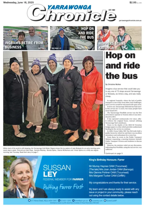 Cover of Yarrawonga Chronicle