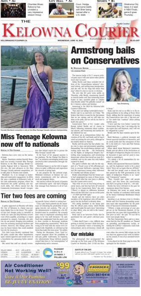 Cover of The Daily Courier