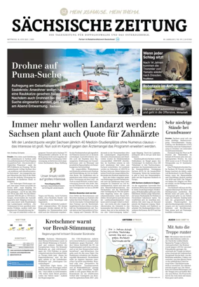 Cover of Sächsische Zeitung  (Dippoldiswalde)