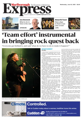 Cover of Marlborough Express