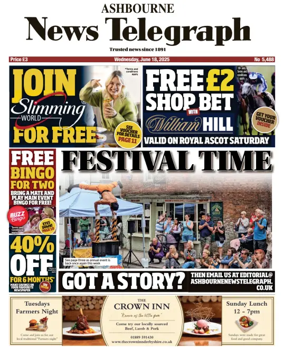 Cover of Ashbourne News Telegraph