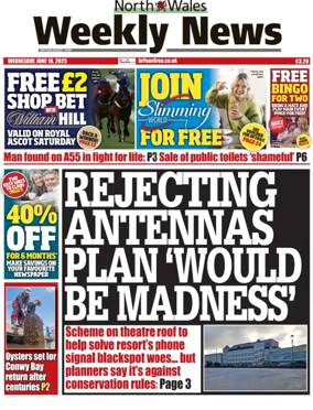 Cover of North Wales Weekly News