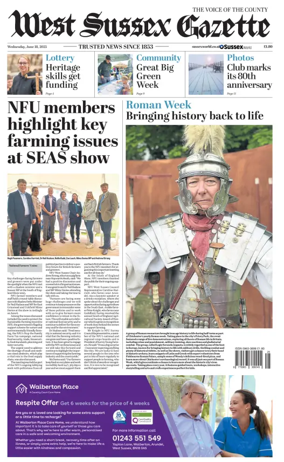 Cover of West Sussex Gazette