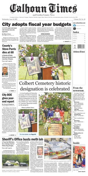 Cover of Calhoun Times