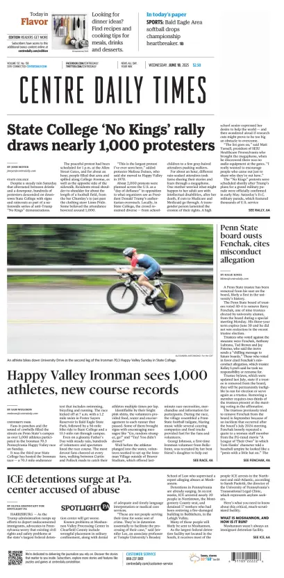 Cover of Centre Daily Times