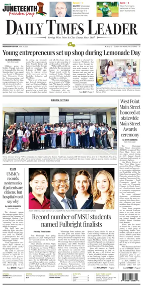 Cover of Daily Times Leader