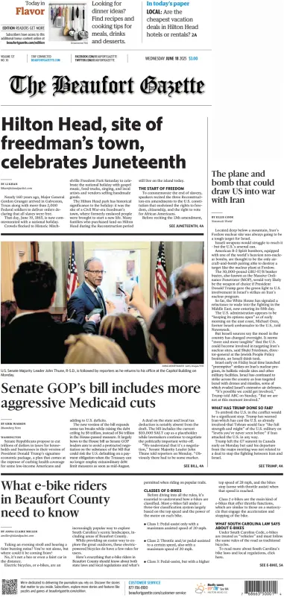 Cover of The Beaufort Gazette