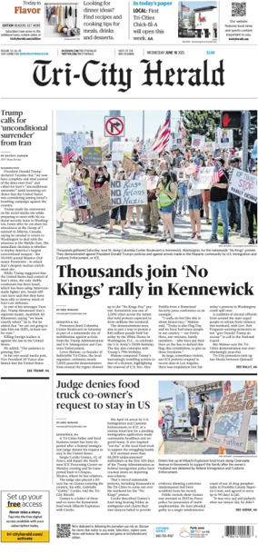 Cover of Tri-City Herald