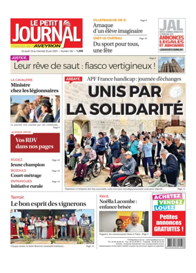 Cover of Le Petit Journal - L'hebdo local de l'Aveyron